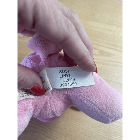 Dan Dee Collectors Choice Funny Bunny Plush Pink Rabbit Stuffed Animal 8.5 Inch - Picture 7 of 10